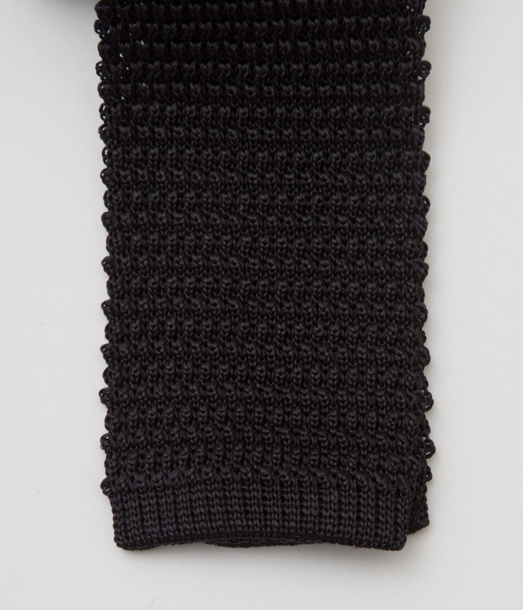 INDIVIDUALIZED ACCESSORIES "KNIT TIE" (BLACK)