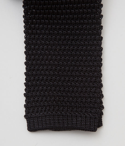 INDIVIDUALIZED ACCESSORIES"KNIT TIE"(BLACK)