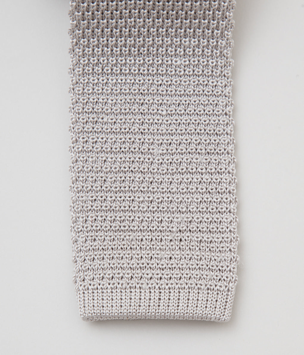 INDIVIDUALIZED ACCESSORIES "KNIT TIE" (SILVER)