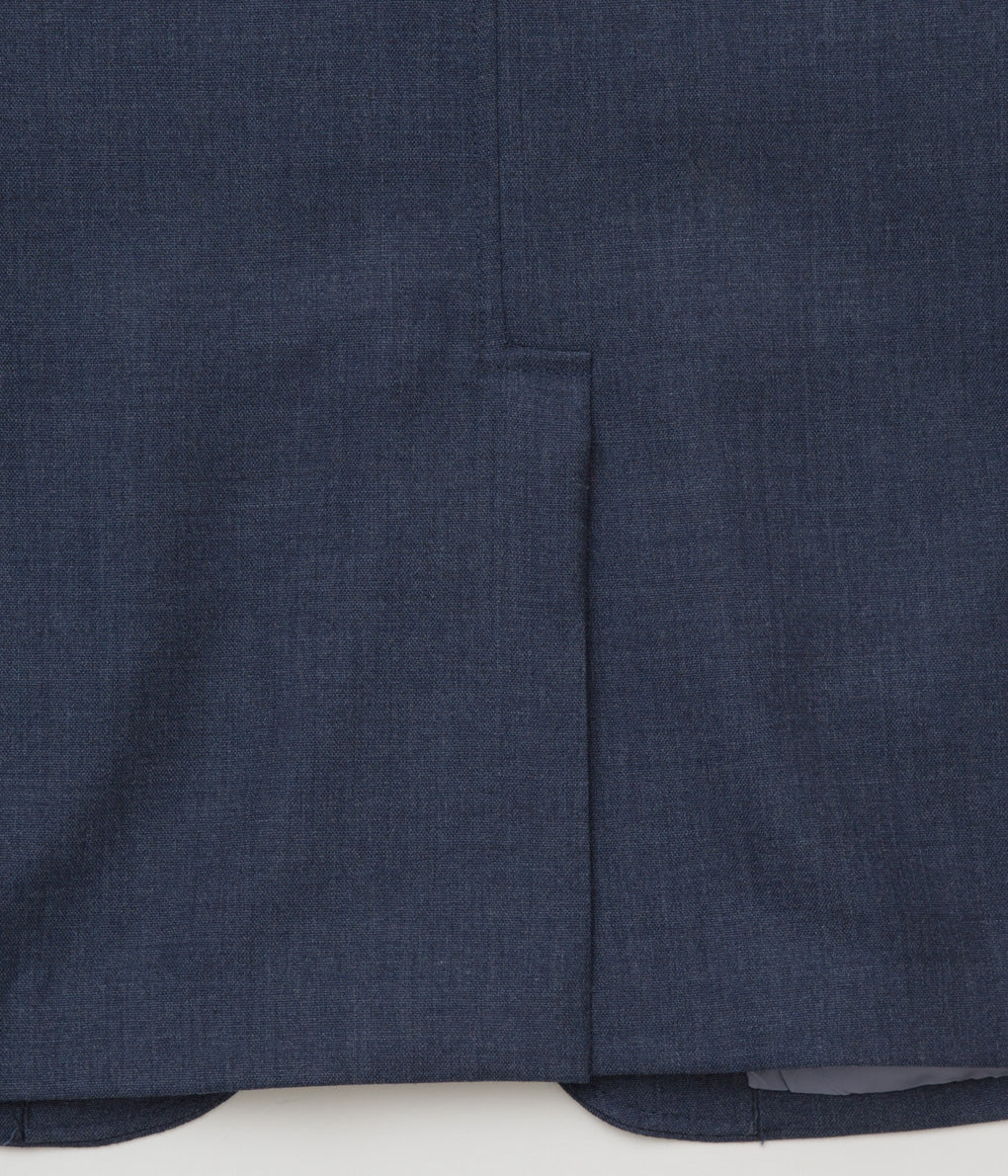 INDIVIDUALIZED CLOTHING "HOPSACK BLAZER" (NAVY GRAY)