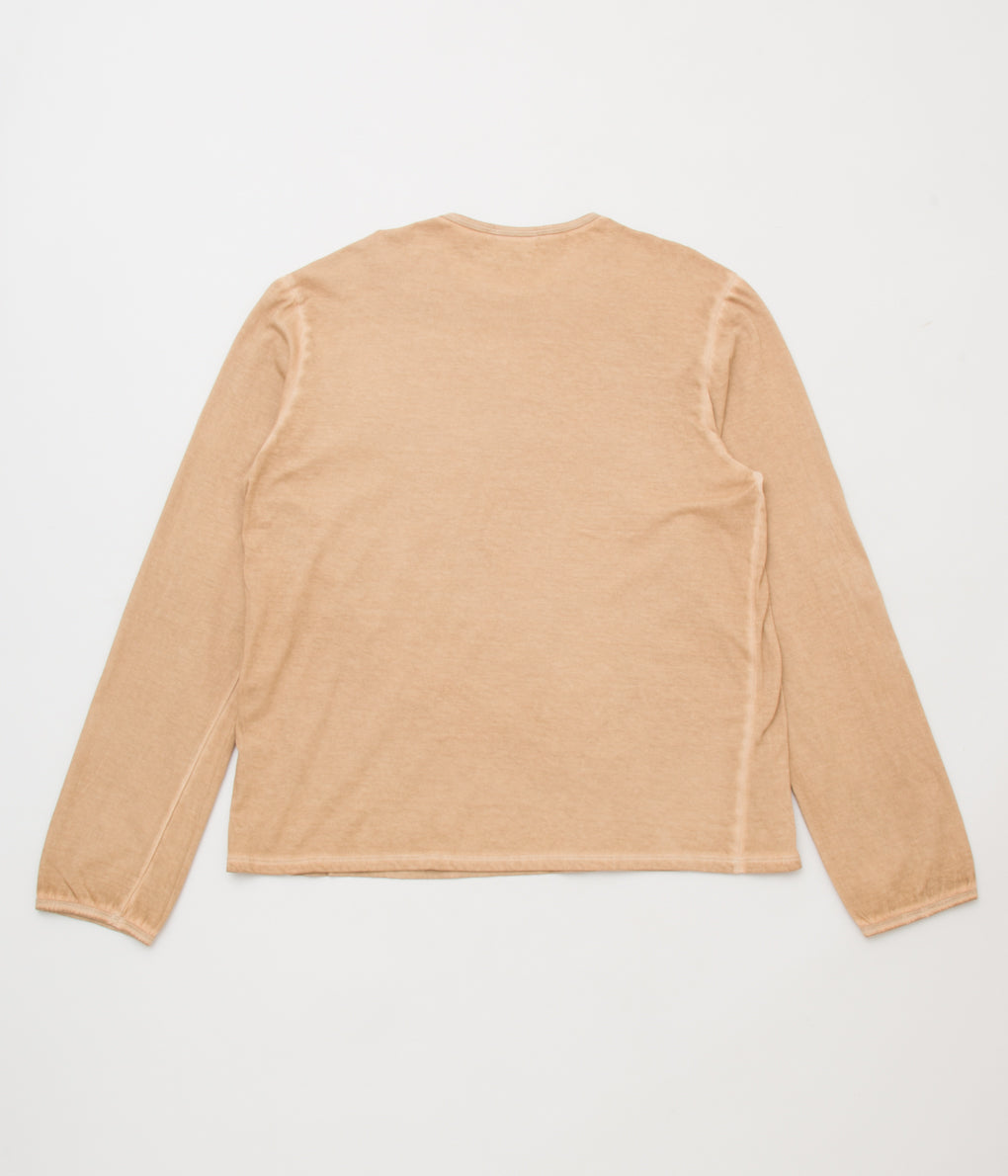 GABRIELA COLL GARMENTS "NO.87 LONG SLEEVE T-SHIRT"(SAND WASH)