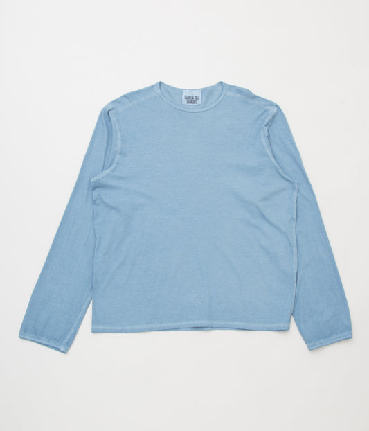 GABRIELA COLL GARMENTS "NO.87 LONG SLEEVE T-SHIRT"(BLUE WASH)