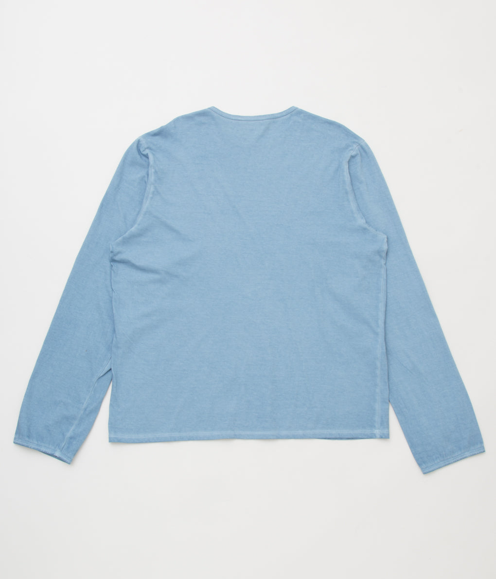 GABRIELA COLL GARMENTS "NO.87 LONG SLEEVE T-SHIRT"(BLUE WASH)