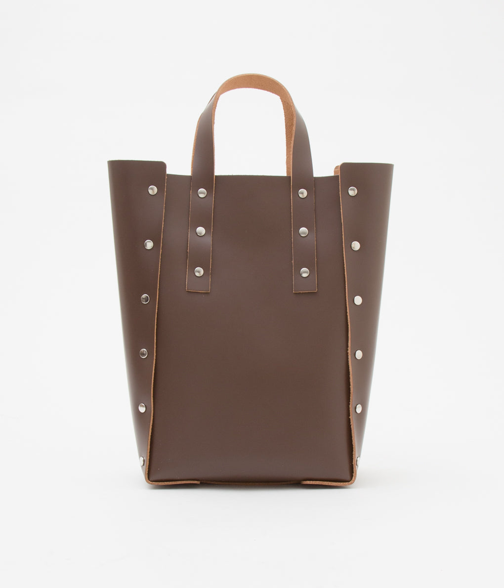 HENDER SCHEME ASSEMBLE HAND BAG TALL M(DARK BROWN)-