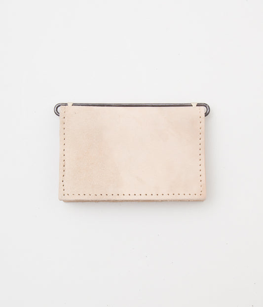 TAGLIOVIVO "CARD CASE"(CULATTA SPACCATE REVERSE BEIGE)