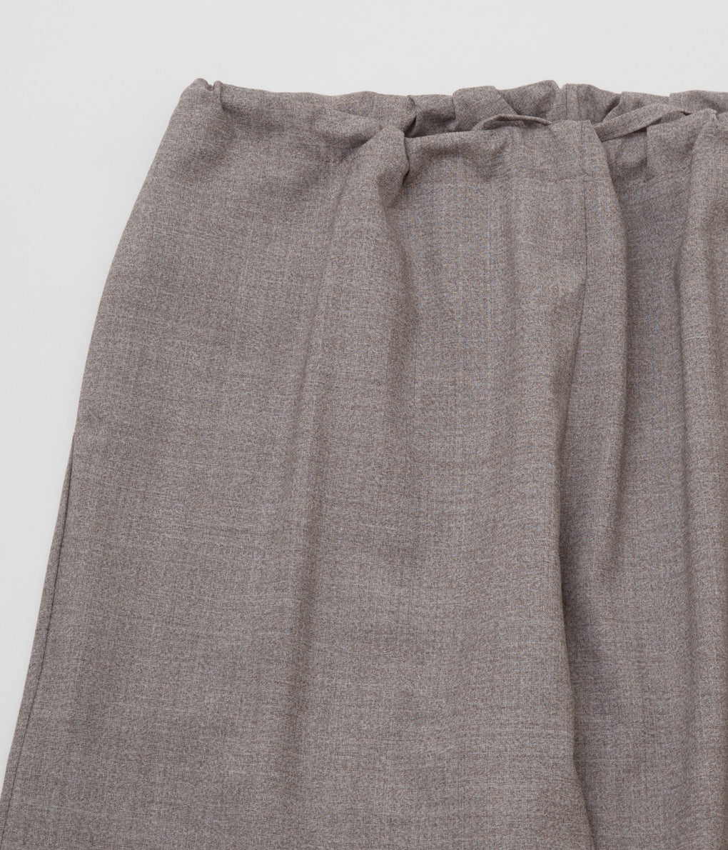 GABRIELA COLL GARMENTS "NO.198 LORO PIANA FINE WOOL POCKET TROUSERS WOMENS"(GREY MELANGE)