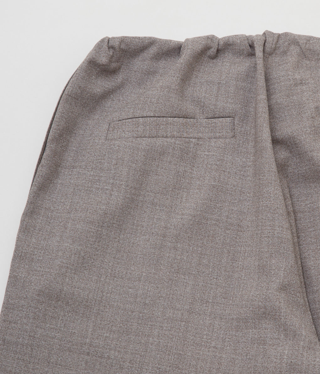 GABRIELA COLL GARMENTS "NO.198 LORO PIANA FINE WOOL POCKET TROUSERS WOMENS"(GREY MELANGE)