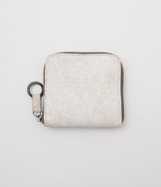 TAGLIOVIVO "ZIP WALLET S."(CALF LUX WHITE)