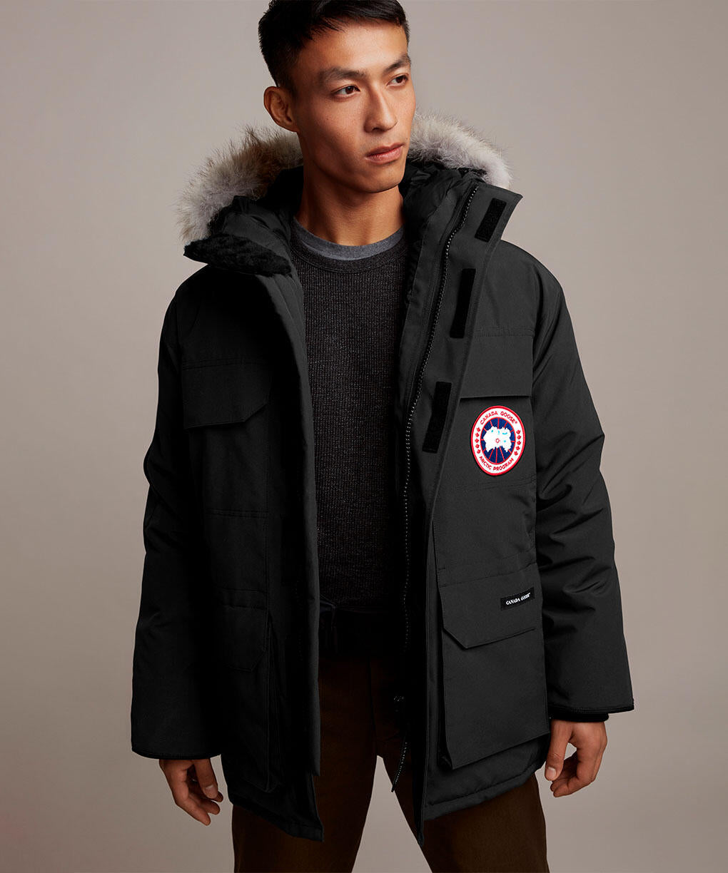 CANADA GOOSE "EXPEDITION PARKA FUSION FIT" (BLACK)