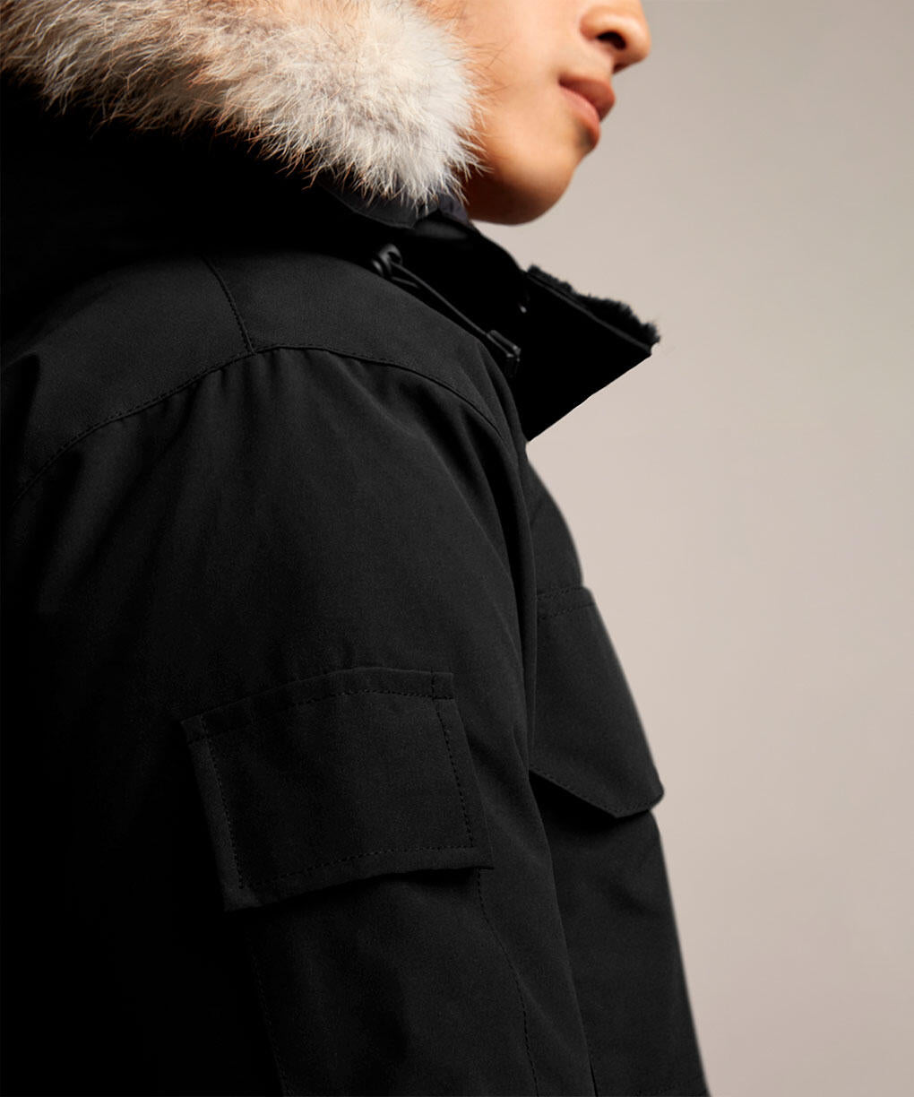 CANADA GOOSE "EXPEDITION PARKA FUSION FIT" (BLACK)