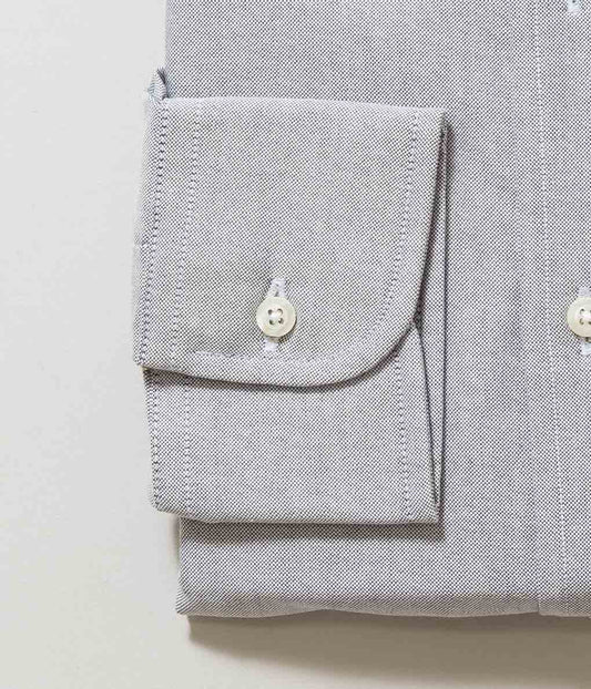 INDIVIDUALIZED SHIRTS "CAMBRIDGE OXFORD (CLASSIC FIT BUTTON DOWN SHIRT)(LIGHT GREY)"