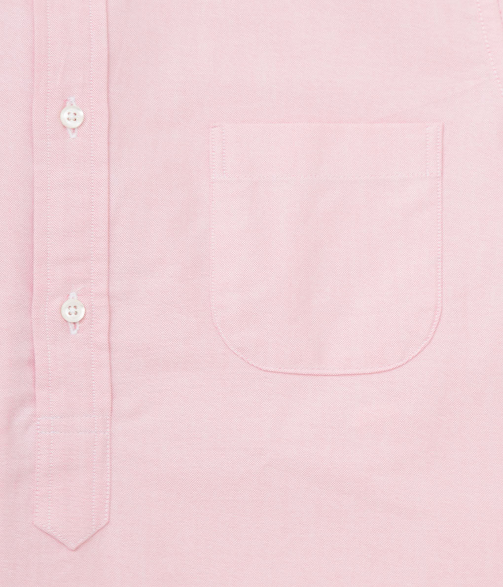 INDIVIDUALIZED SHIRTS "CAMBRIDGE OXFORD (NEW STANDARD FIT POP OVER SHORT SLEEVE SHIRT)" (PINK)