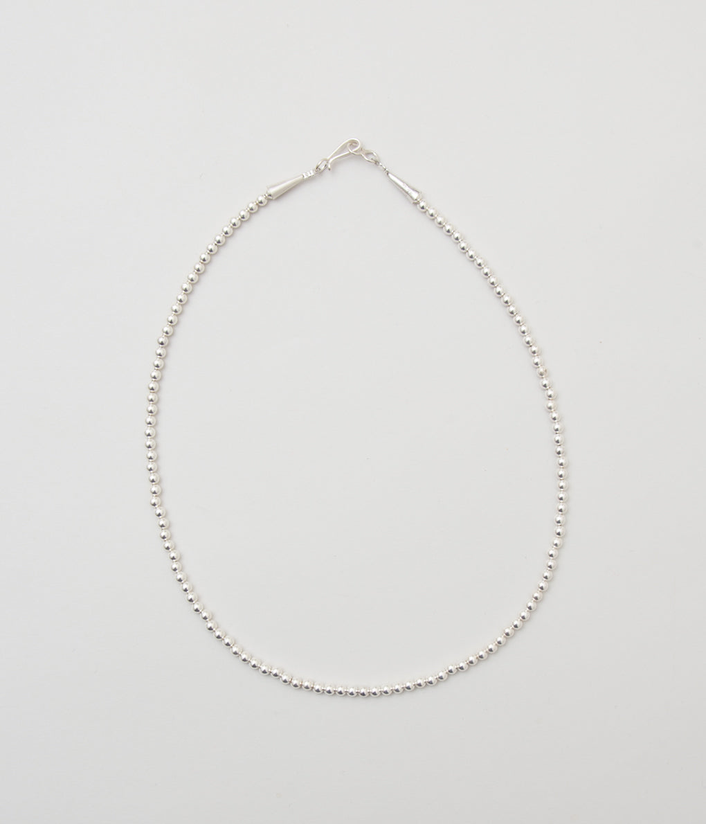 ERICKA NICOLAS BEGAY "NAVAJO PEARL 4mm 50cm"(SILVER)