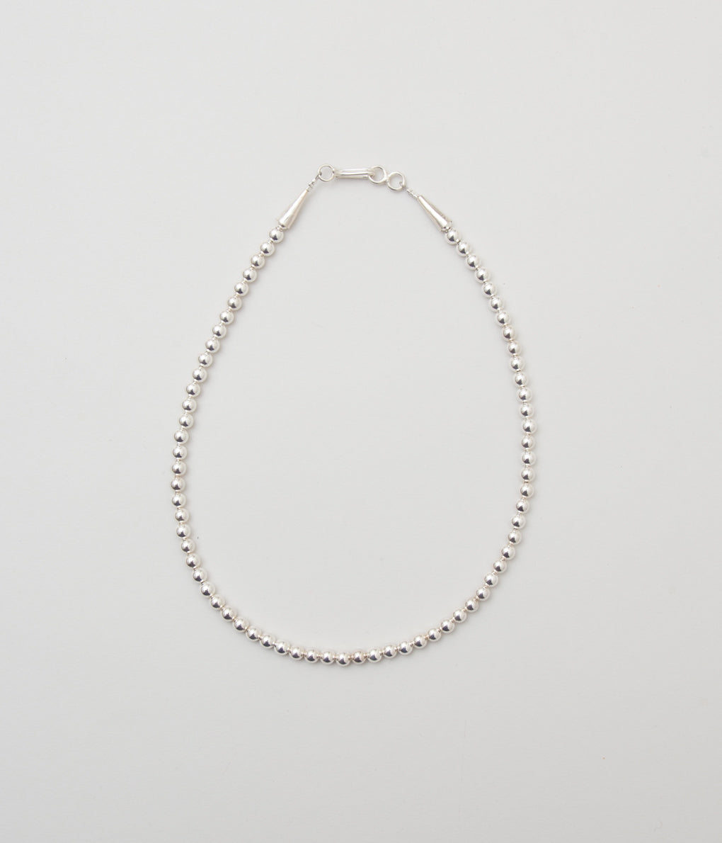 ERICKA NICOLAS BEGAY "NAVAJO PEARL 5mm 40cm"(SILVER)