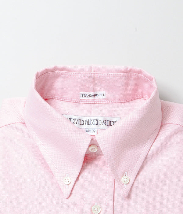 INDIVIDUALIZED SHIRTS "CAMBRIDGE OXFORD (STANDARD FIT BUTTON DOWN SHIRT) (PINK)"