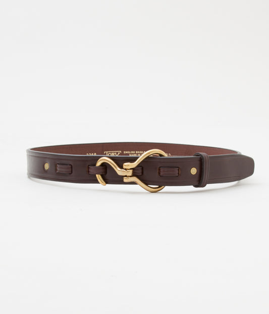 TORY LEATHER "【2260】HOOF PICK BELT"(HAVANA×BRASS)