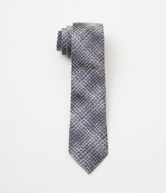FINE AND DANDY "TIES"(NAVY SHADOW PAID WOOL BLEND)