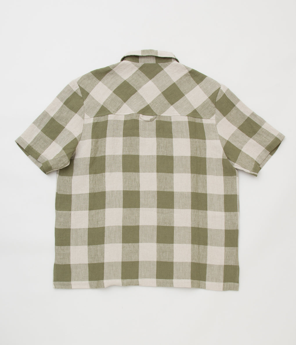 CAWLEY "AUGUST SHIRT" (GREEN FLAX)