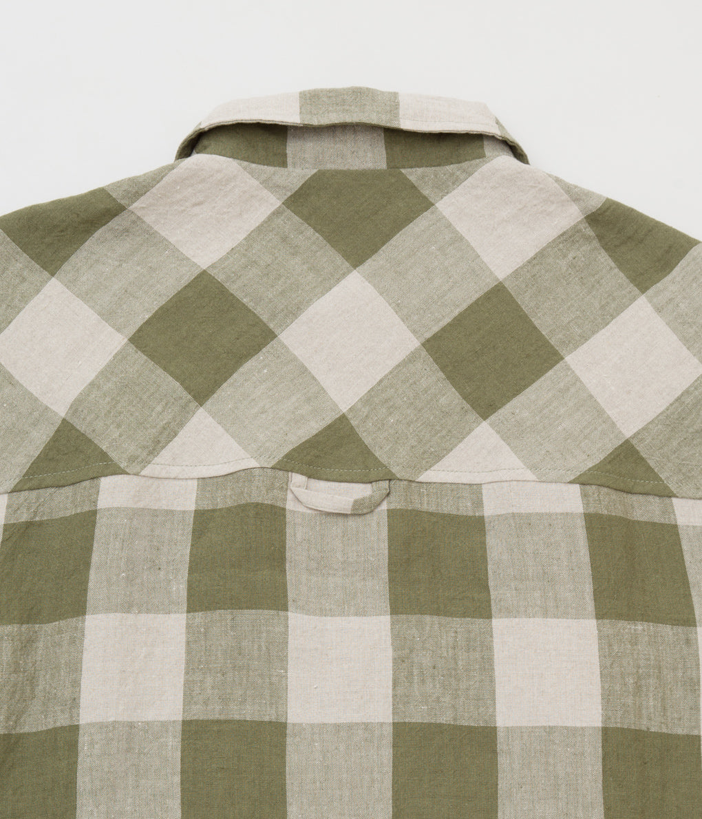 CAWLEY "AUGUST SHIRT"(GREEN FLAX)