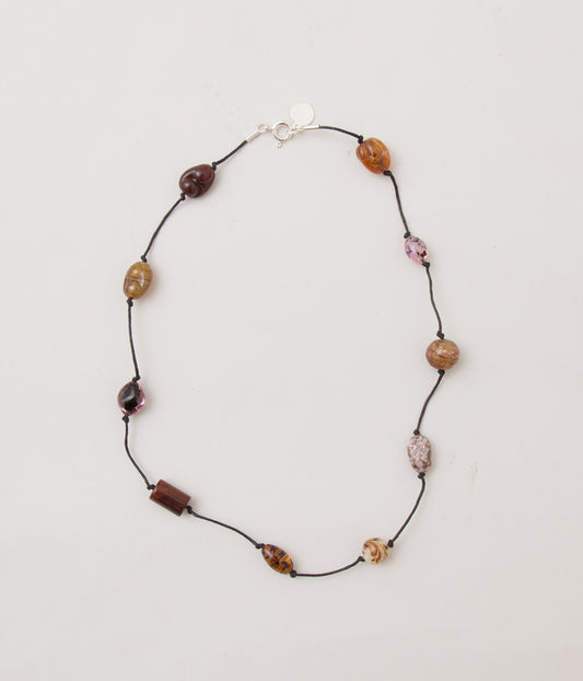 SISI JOIA "NOUE NECKLACE"(BROWN)