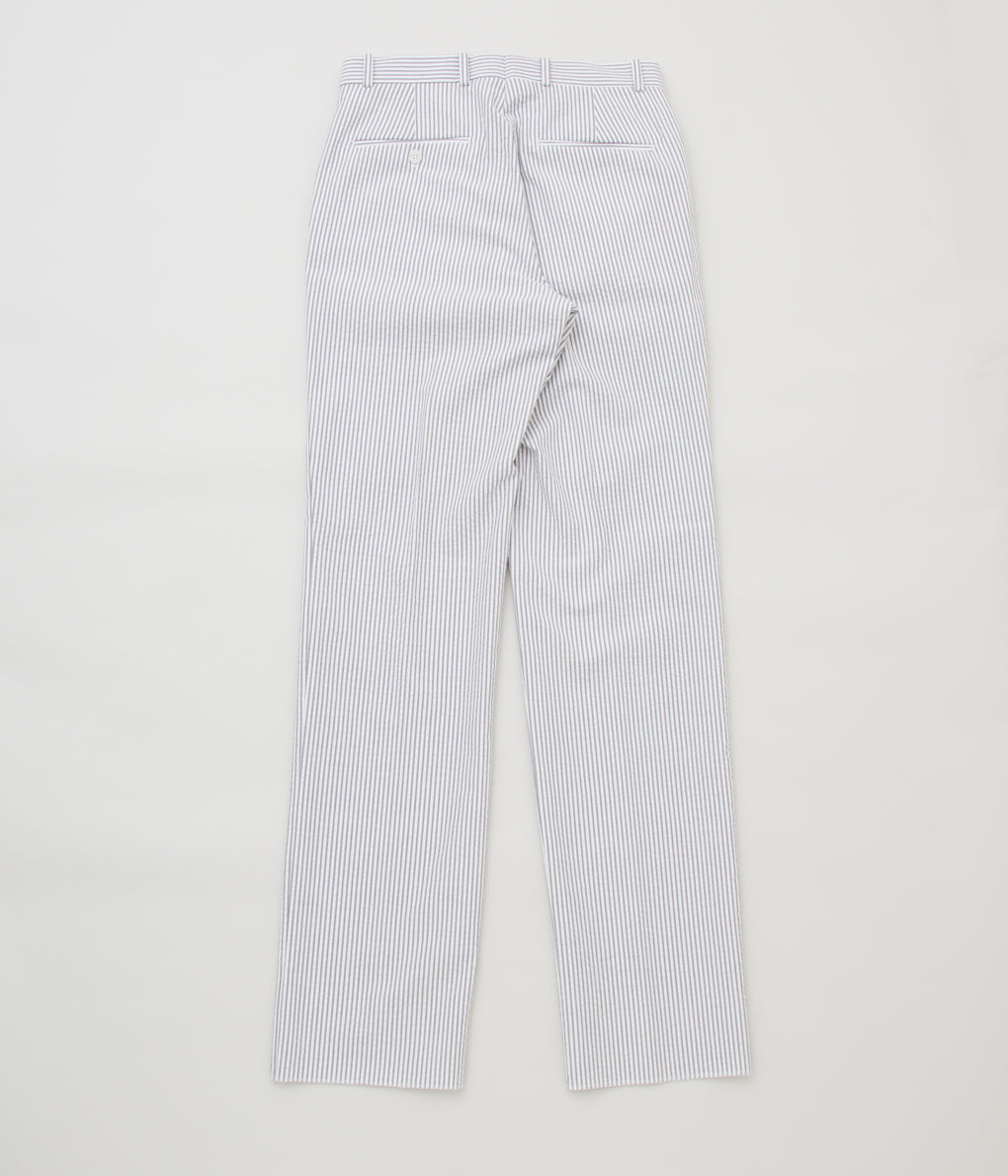 INDIVIDUALIZED CLOTHING "SEERSUCKER PANTS "(GRAY STRIPE)