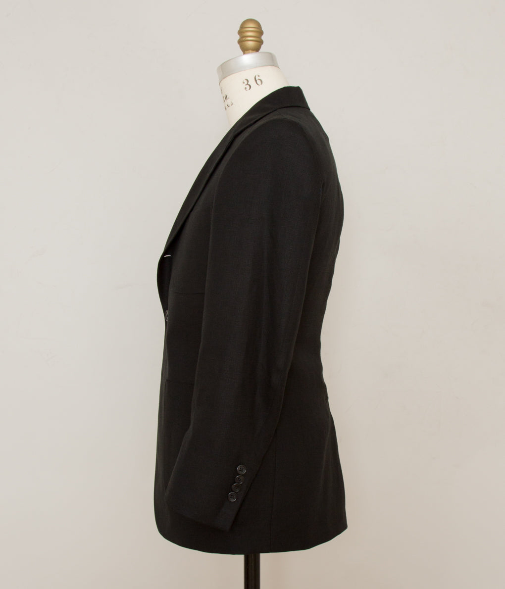 INDIVIDUALIZED CLOTHING "LINEN JACKET" (BLACK)