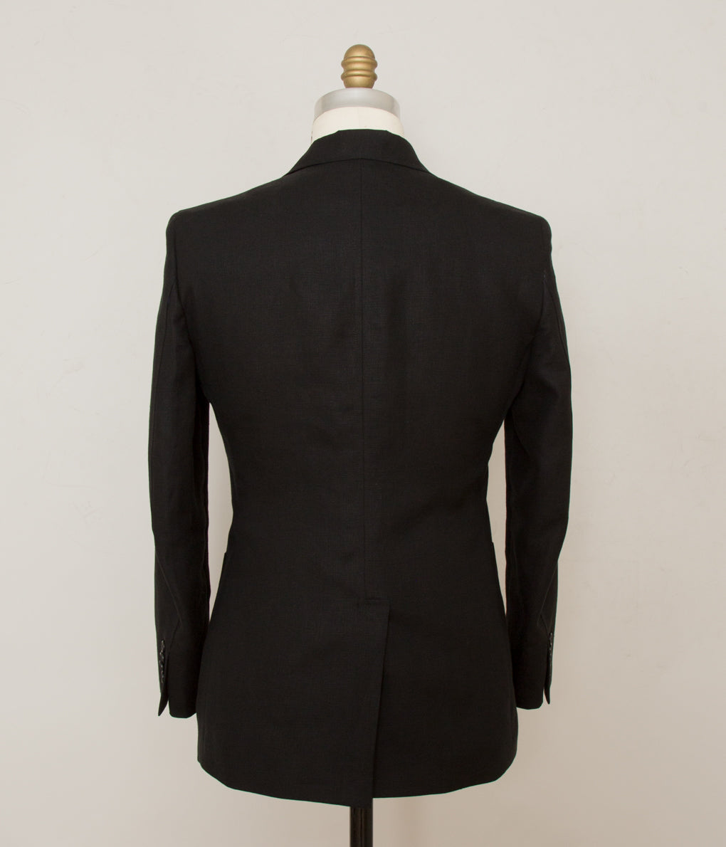 INDIVIDUALIZED CLOTHING "LINEN JACKET"(BLACK)