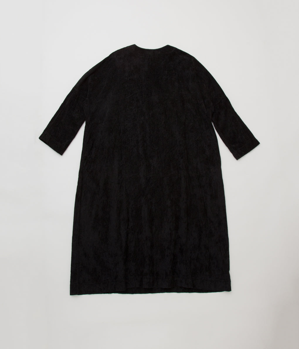 BEAUGAN "VELVET SACK DRESS" (INDIGO MUDDYED BLACK)