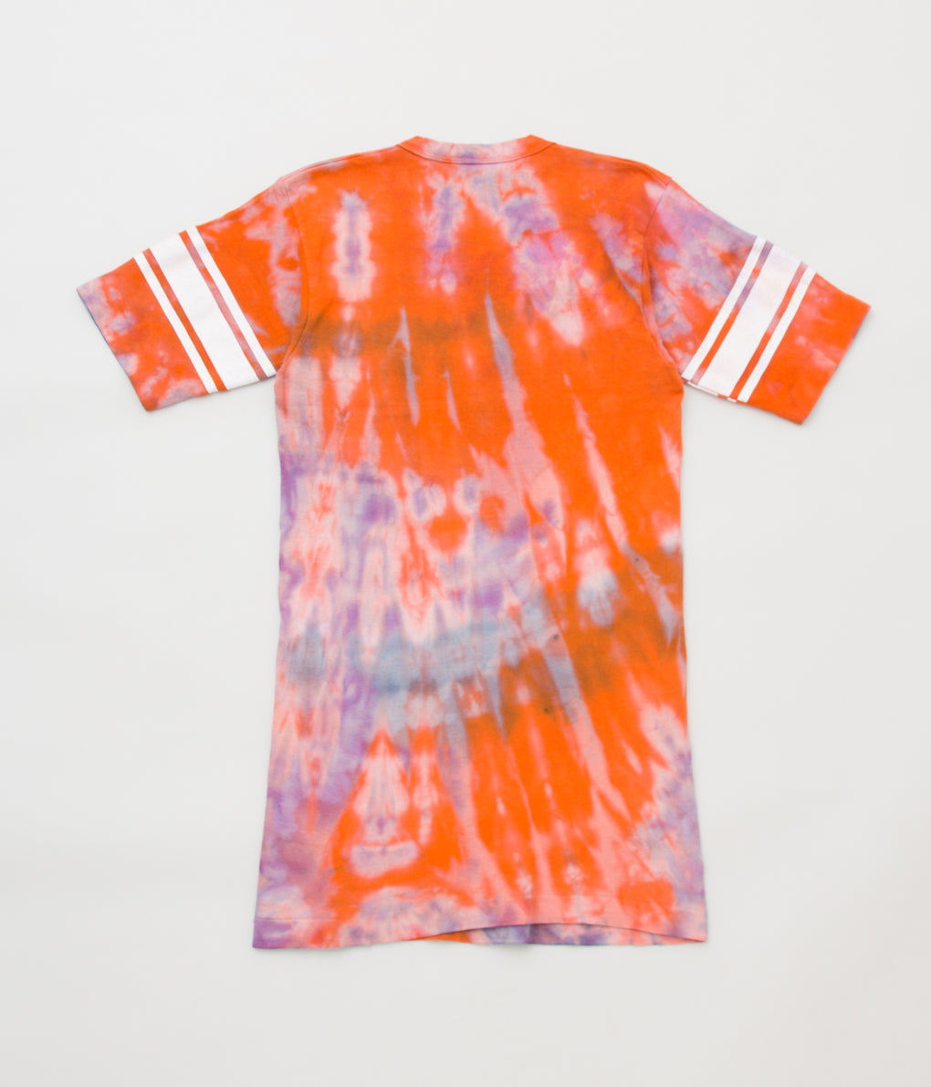 GRATEFUL DREAD × MAIDENS SHOP WOMEN "TIE DYE 70'S CHAMPION "TEXAS" TEE"(ORANGE)