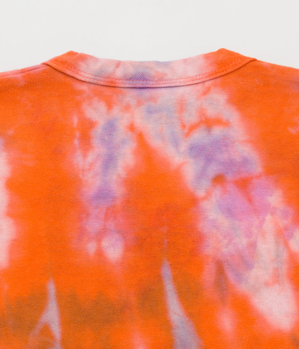 GRATEFUL DREAD × MAIDENS SHOP WOMEN "TIE DYE 70'S CHAMPION "TEXAS" TEE"(ORANGE)