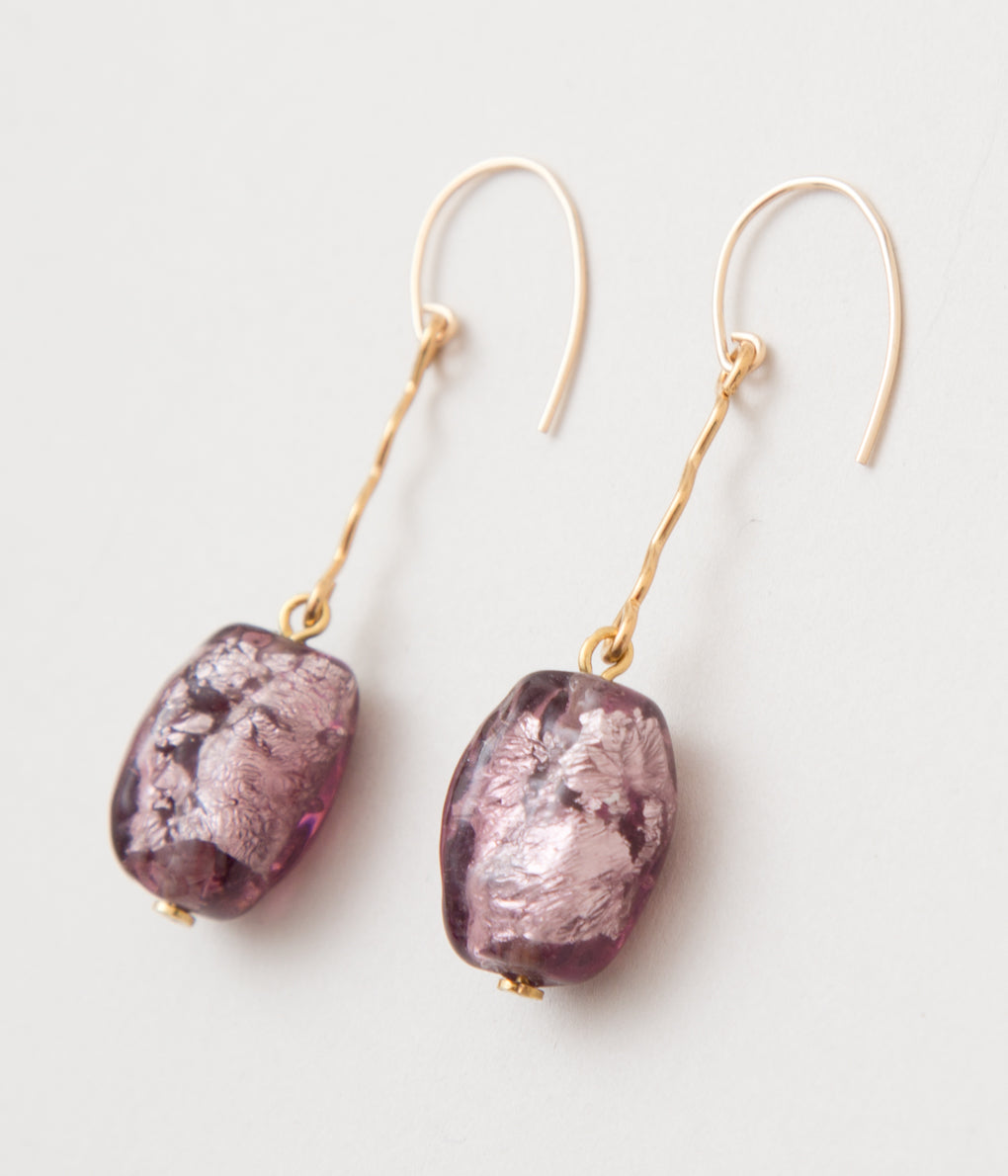 SISI JOIA "WIGGLY EARRINGS"(LILAC SILVER)