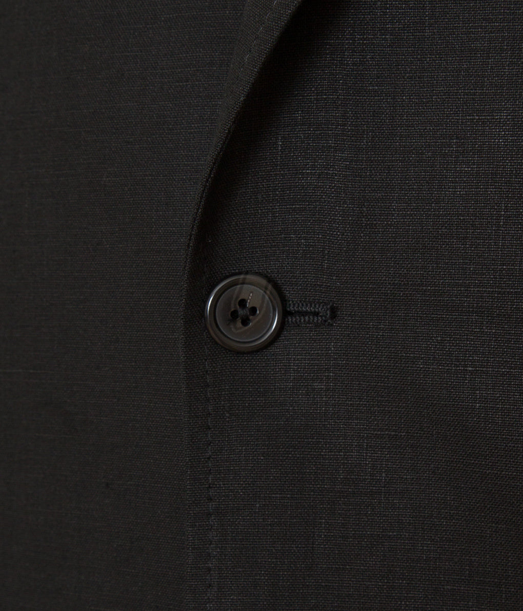 INDIVIDUALIZED CLOTHING "LINEN JACKET" (BLACK)