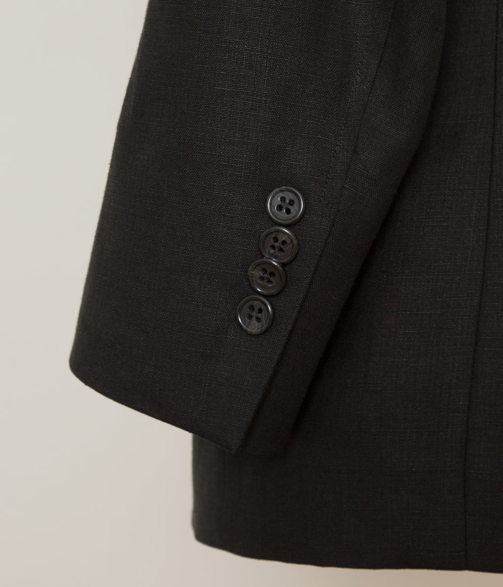 INDIVIDUALIZED CLOTHING "LINEN JACKET "(BLACK)