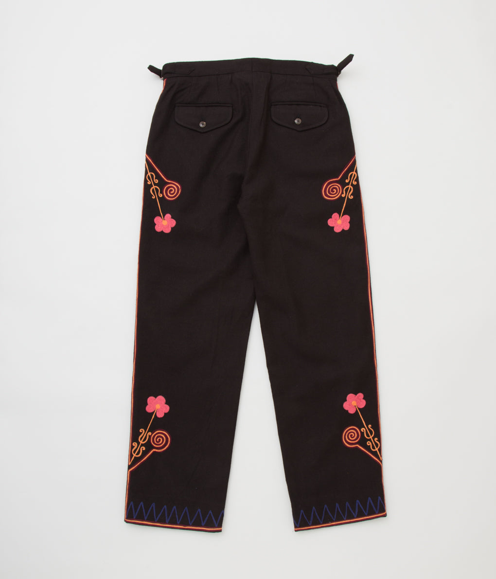 BODE "RANCHER EMBROIDERED TROUSERS"(BROWN MULTI)