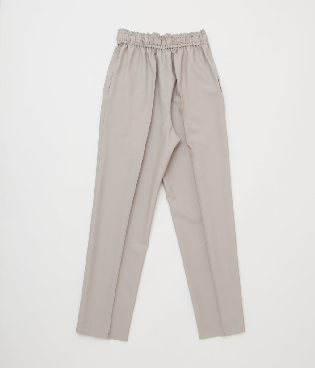 POSTELEGANT "WOOL EASY TROUSERS"(LIGHT TAUPE)