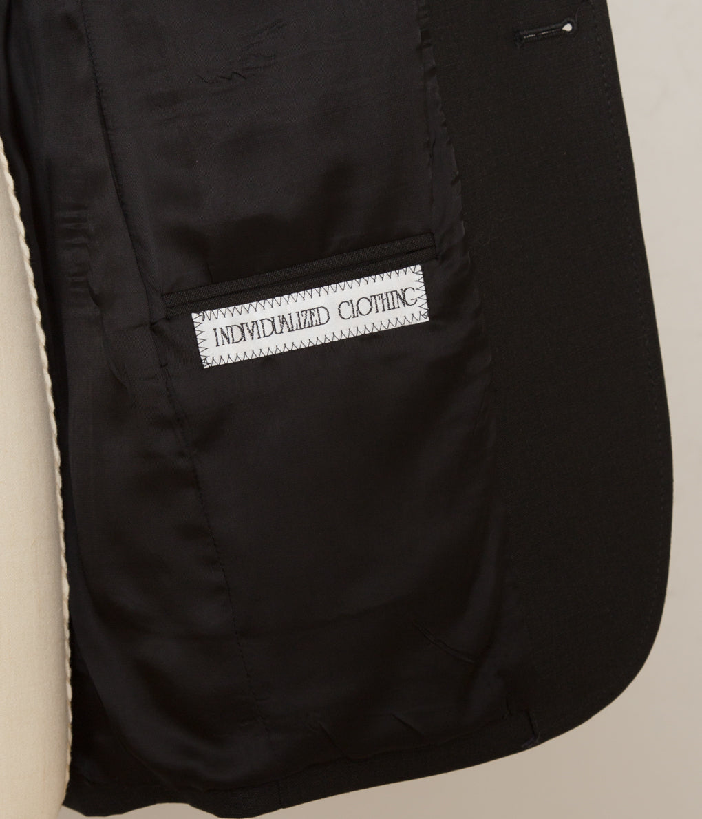 INDIVIDUALIZED CLOTHING "LINEN JACKET" (BLACK)