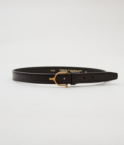 鎌*府様 TORY LEATHER 2347 BELT (BLACK/BRASS 3/4