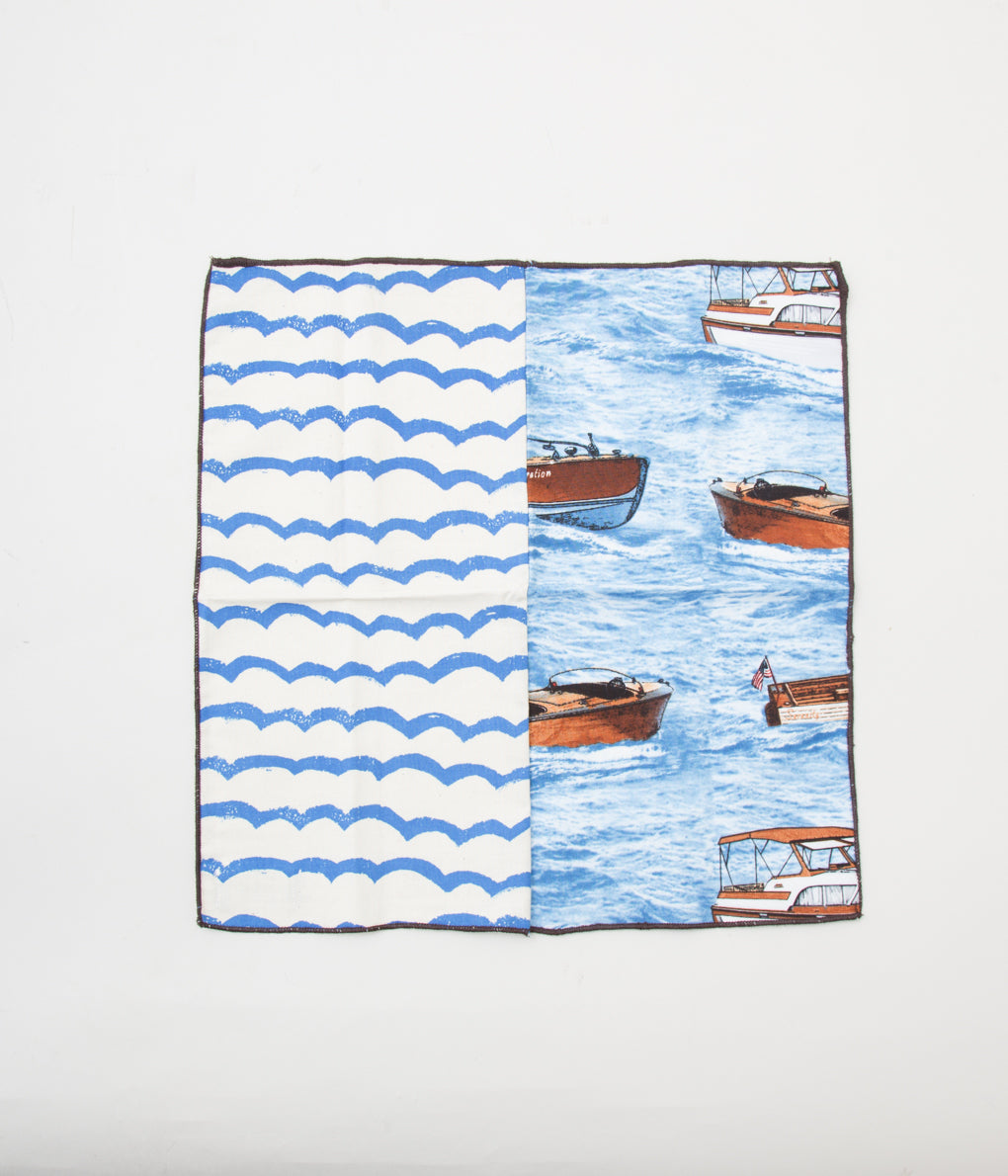 FINE AND DANDY "POCKET SQUARES" (BOATING PANELLED)