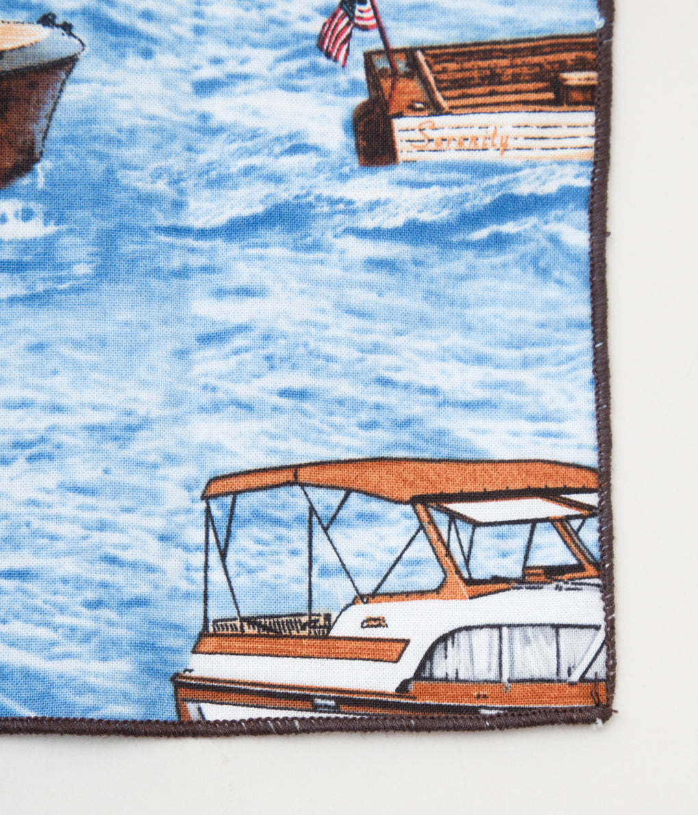 FINE AND DANDY "POCKET SQUARES"(BOATING PANELLED)