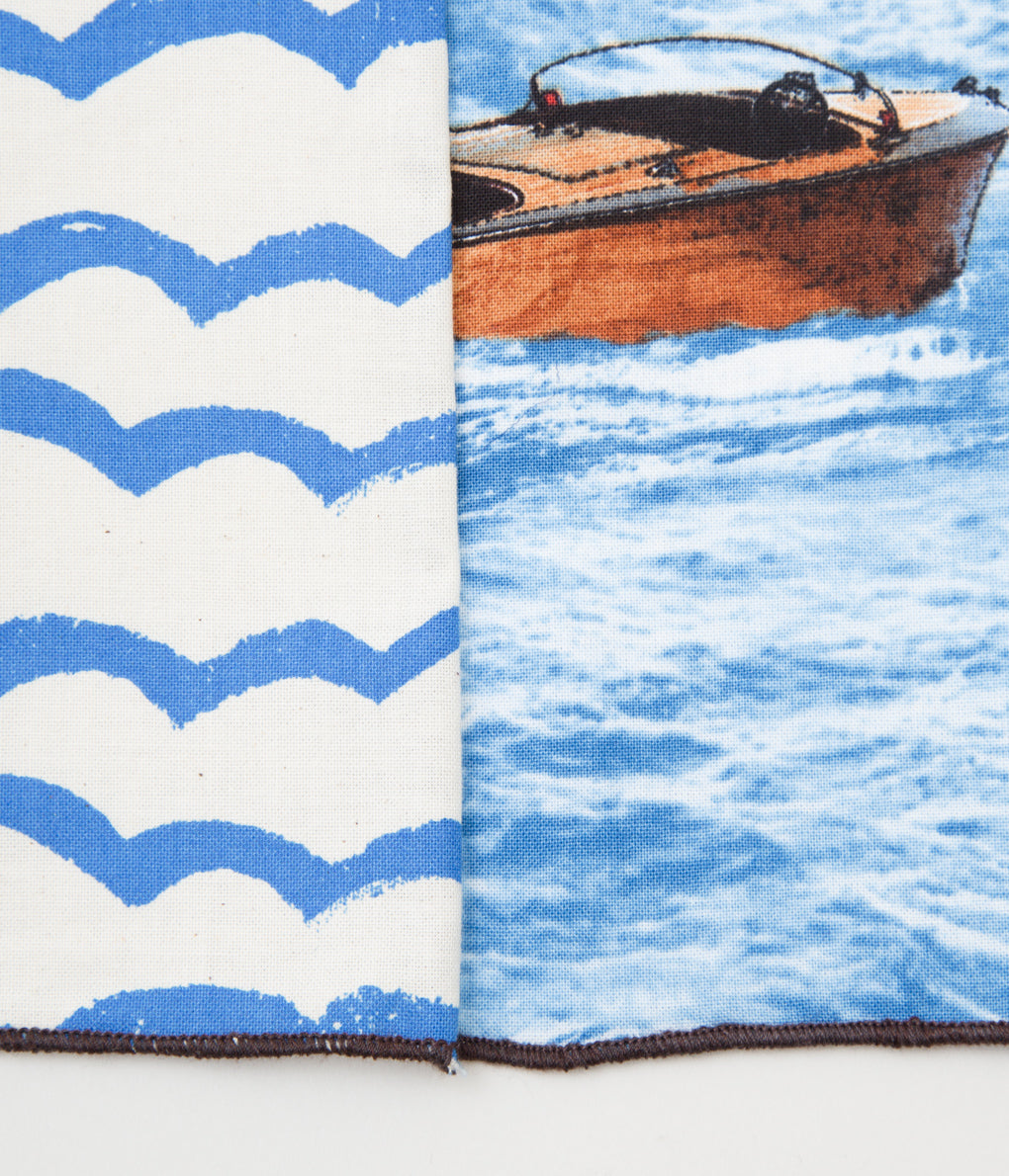 FINE AND DANDY "POCKET SQUARES"(BOATING PANELLED)