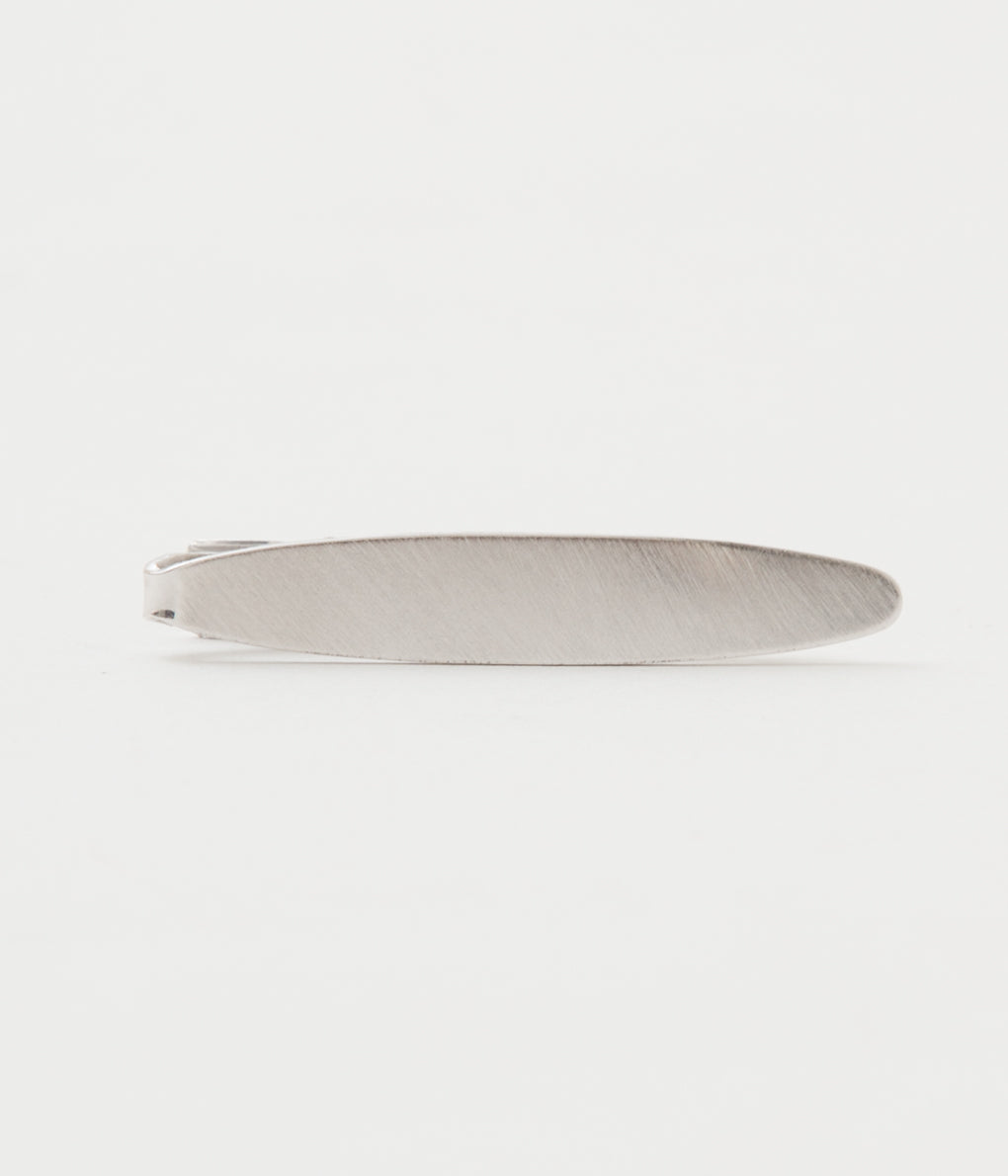 FINE AND DANDY "TIE BARS BRUSHED OVAL" (SILVER)