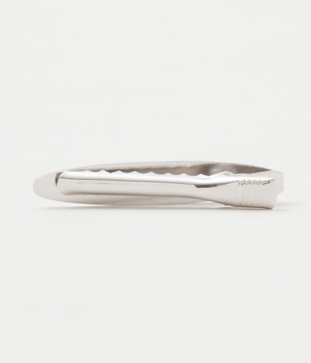 FINE AND DANDY "TIE BARS BRUSHED OVAL" (SILVER)