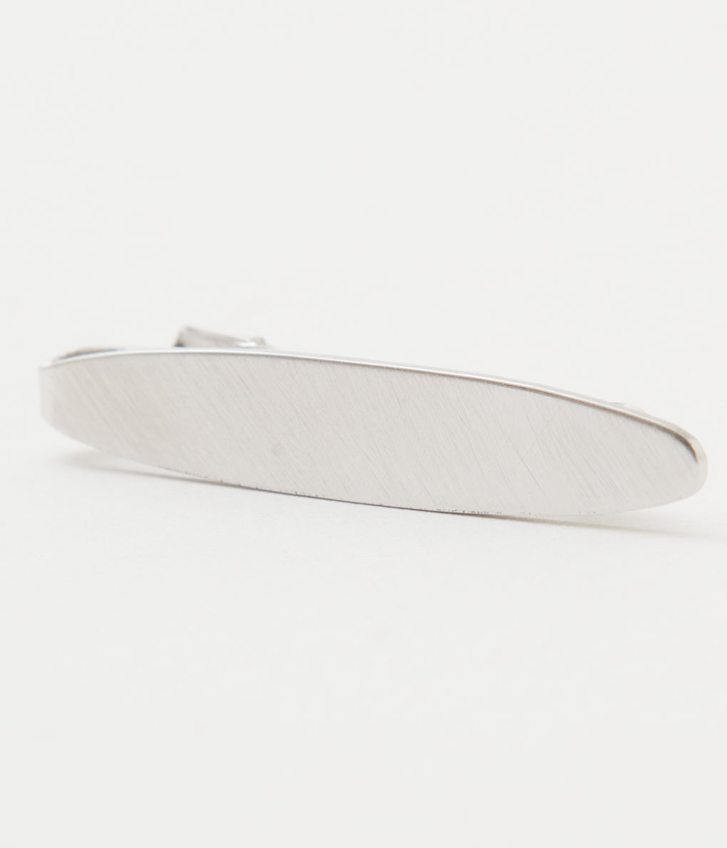 FINE AND DANDY "TIE BARS BRUSHED OVAL"(SILVER)