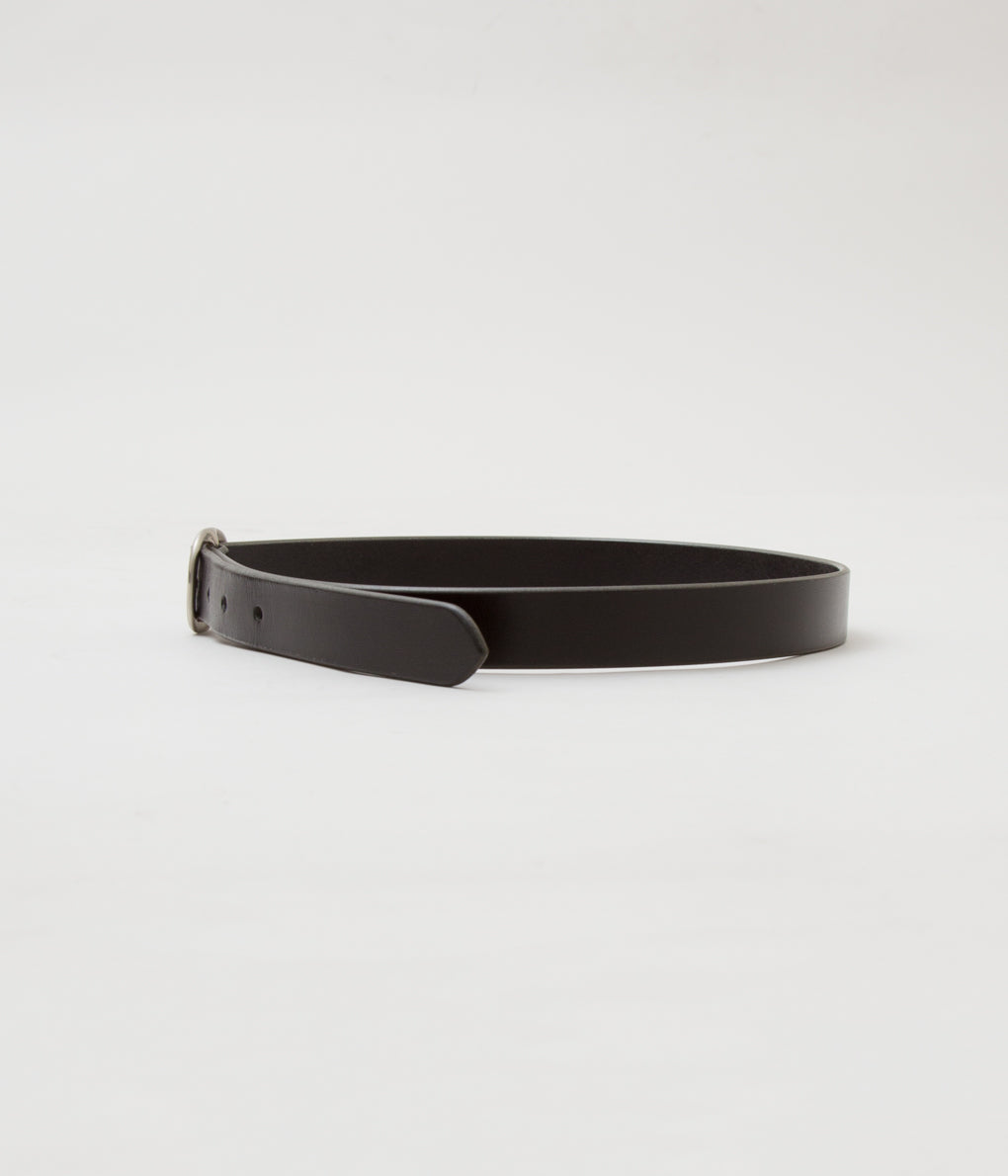 MAXIMUM HENRY "SLIM OVAL BELT" (BLACK)