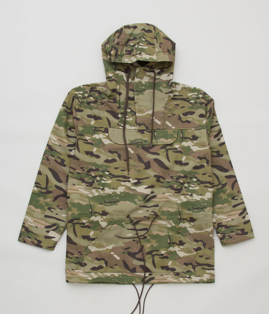 VINTAGE CLOTHING"DEAD STOCK MULTICAMO ANORAK PULL OVER HOODED JACKET"(MULTICAMO)