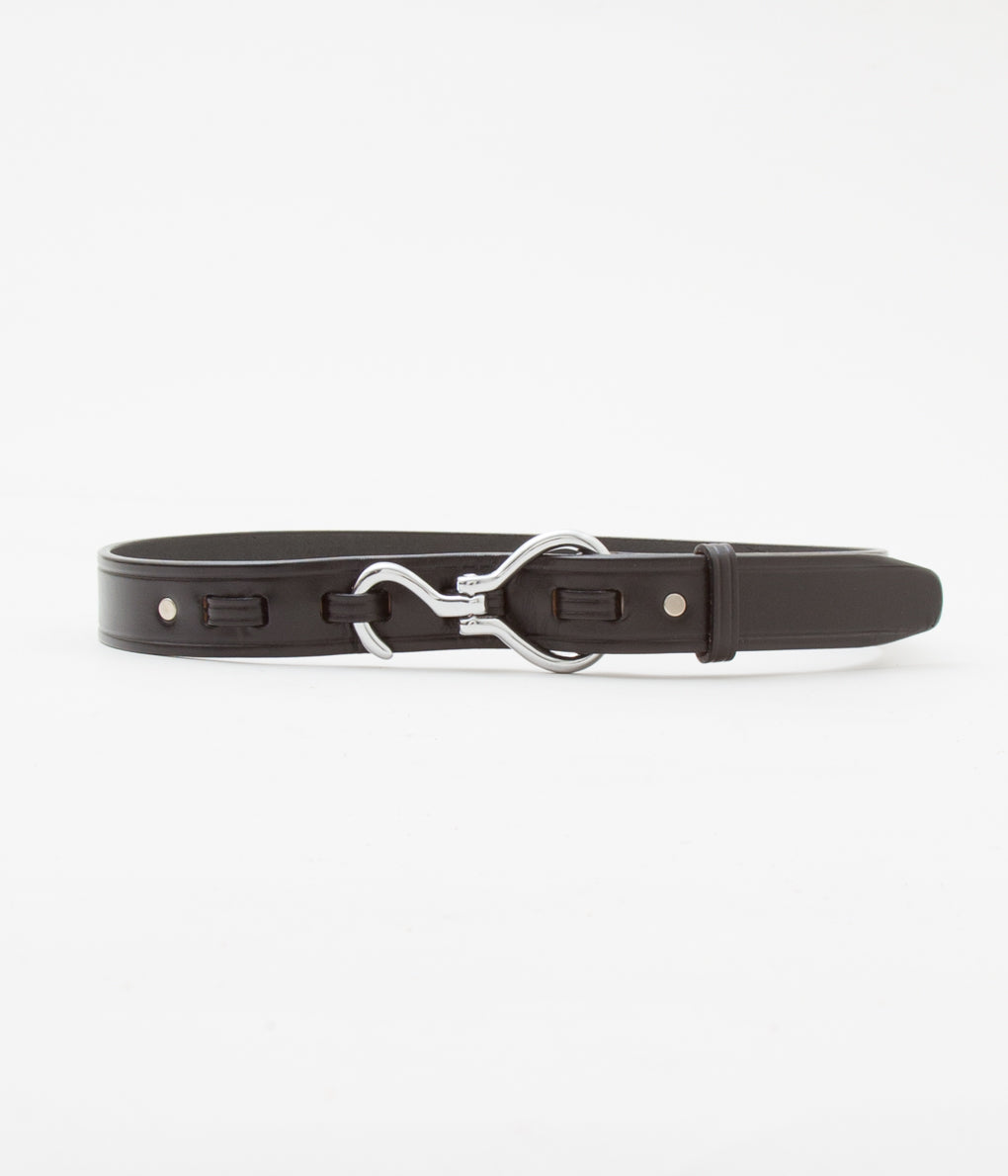 TORY LEATHER（トリーレザー） "【2280】HOOF PICK BELT"(BLACK×NICKEL)