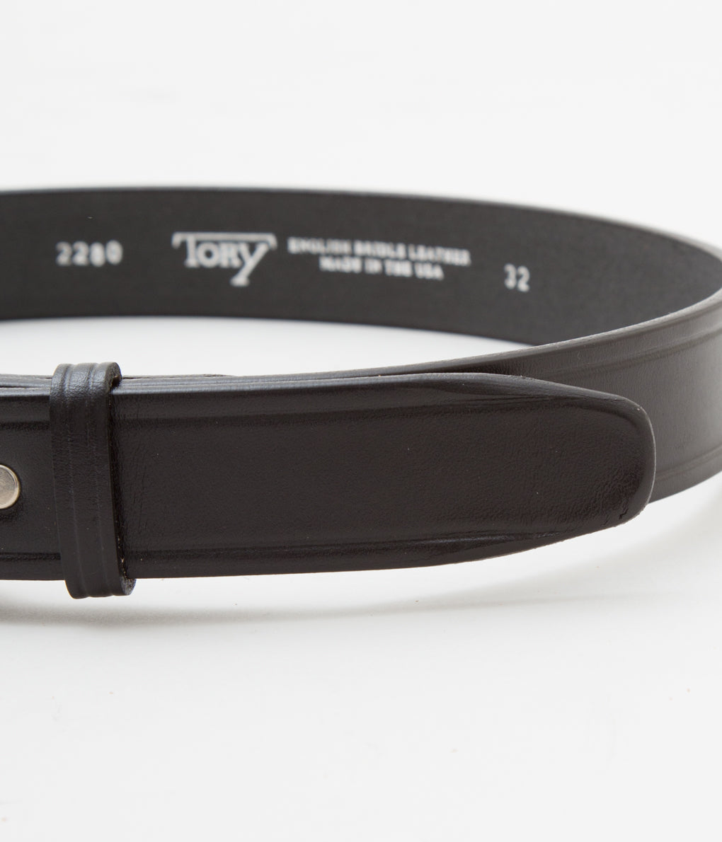 TORY LEATHER "[2280] HOOF PICK BELT" (BLACK×NICKEL)