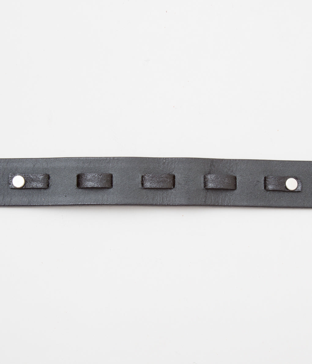 TORY LEATHER "【2280】HOOF PICK BELT"(BLACK×NICKEL)