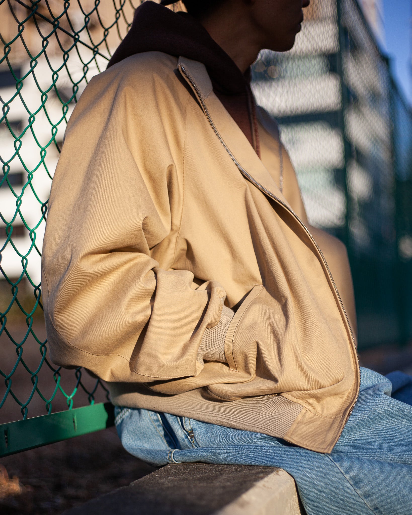 HERILL EgyptiancottonChino WeekendjacketUNUSED - ブルゾン HERILL EgyptiancottonChino WeekendjacketUNUSED - ブルゾン